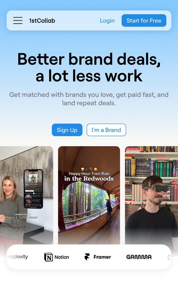 1stCollab company website